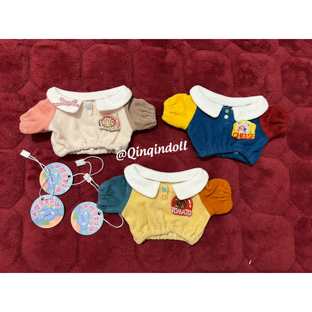 Outfit doll 20cm - Quần áo búp bê bông 20cm áo phông