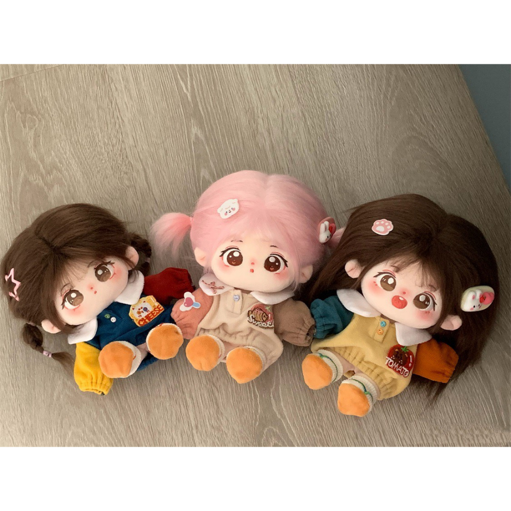 Outfit doll 20cm - Quần áo búp bê bông 20cm áo phông