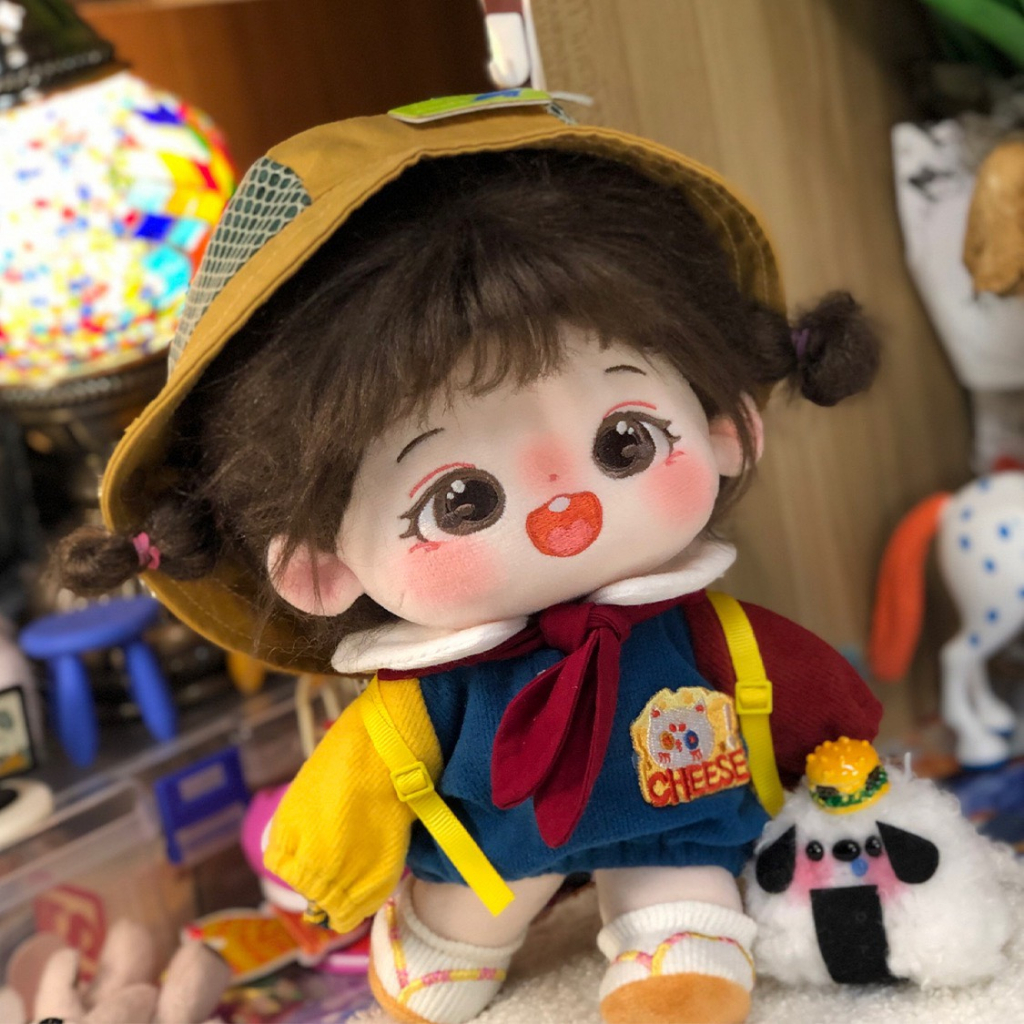 Outfit doll 20cm - Quần áo búp bê bông 20cm áo phông