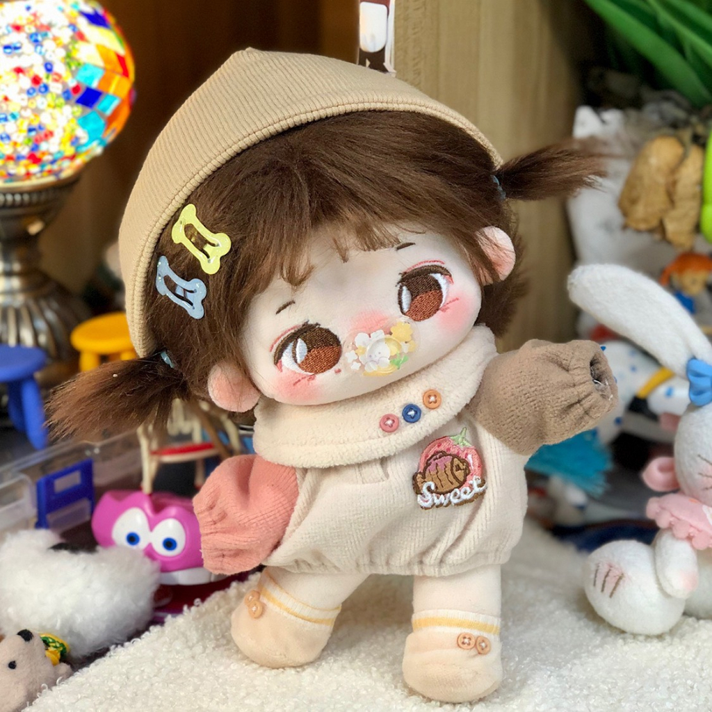 Outfit doll 20cm - Quần áo búp bê bông 20cm áo phông