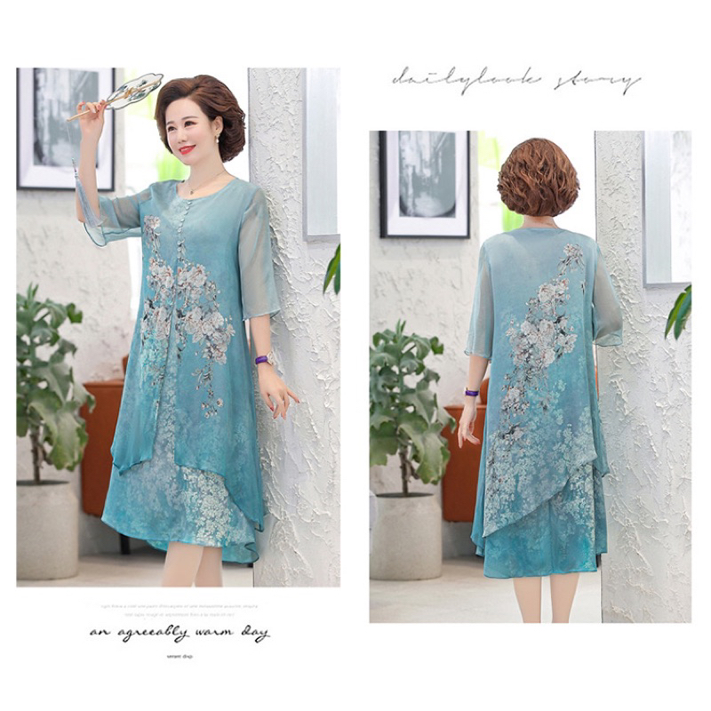 Đầm trung niên, váy dự tiệc cho mẹ sang trọng