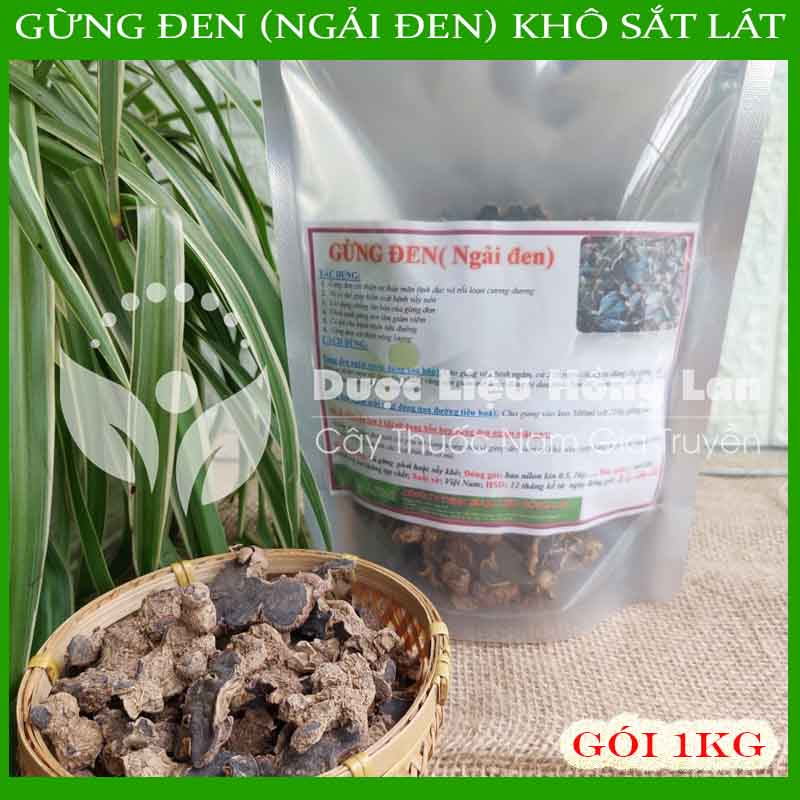 ✅ Củ Gừng Đen  khô sắt lát
