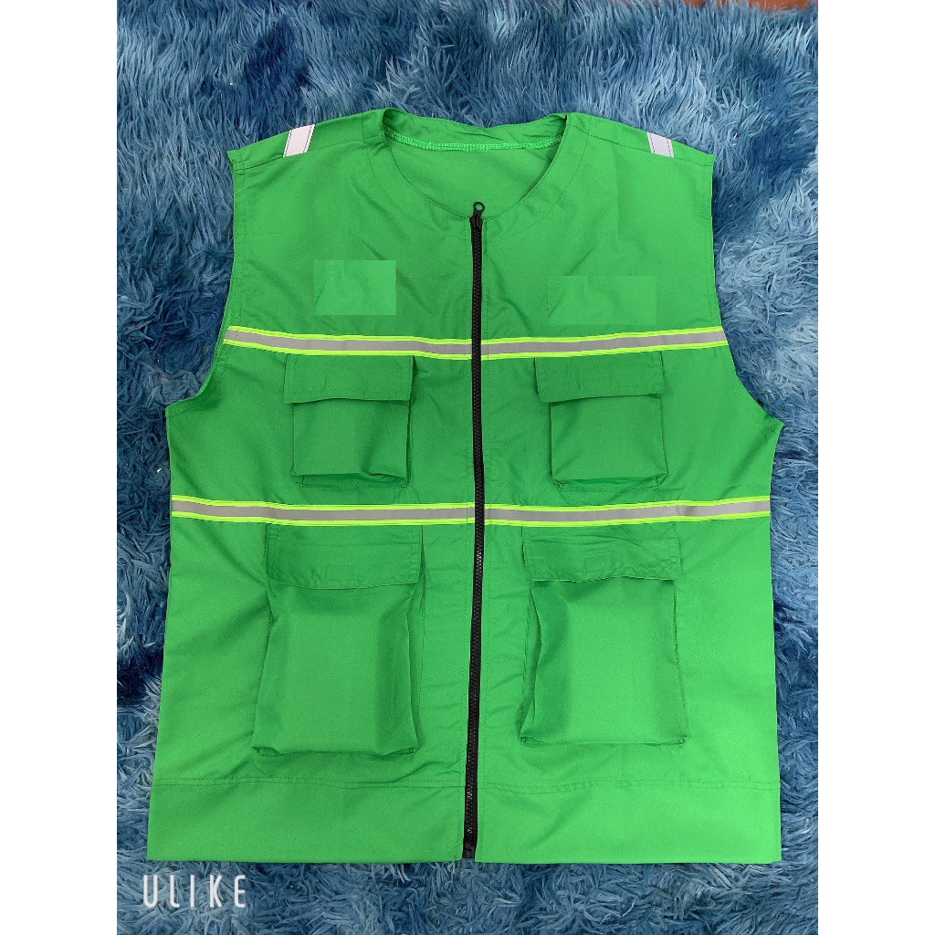 Áo Ghile 3 Lỗ Phản Quang 2 Mặt BRáp