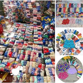 Sét 10 quần chục đùi cotton borip cho bé trai bé gái