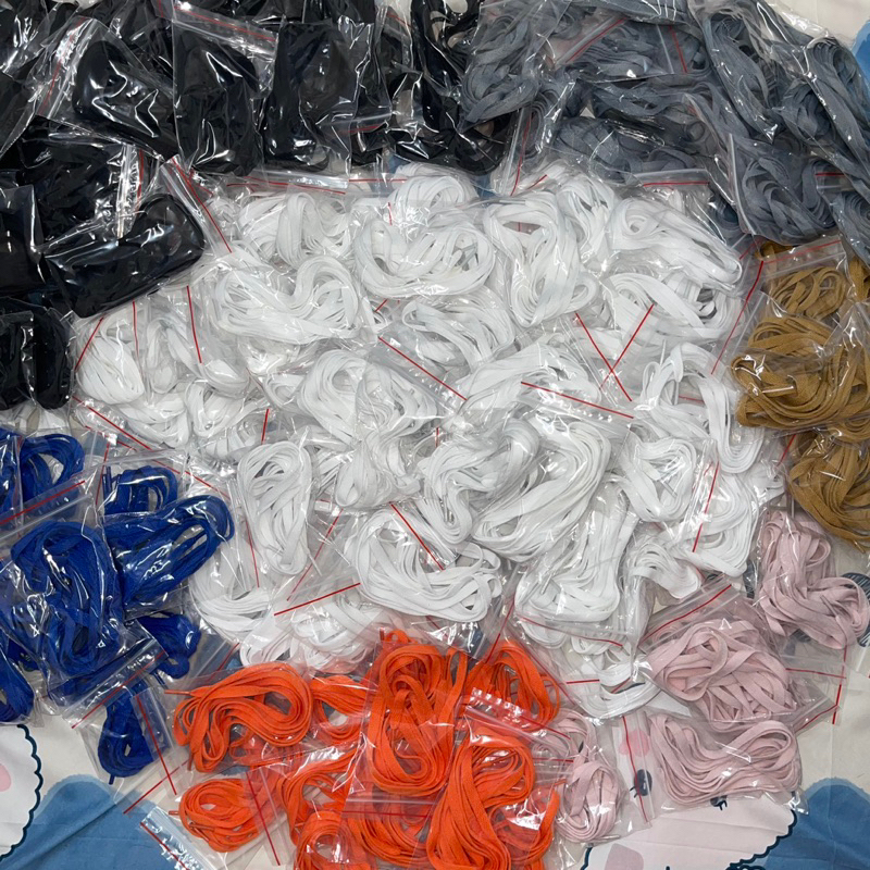 Dây Giày bản dẹt các màu