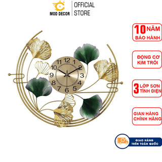 Đồng hồ treo tường trang trí công phượng, tráng gương MOD Decor mã 2043X