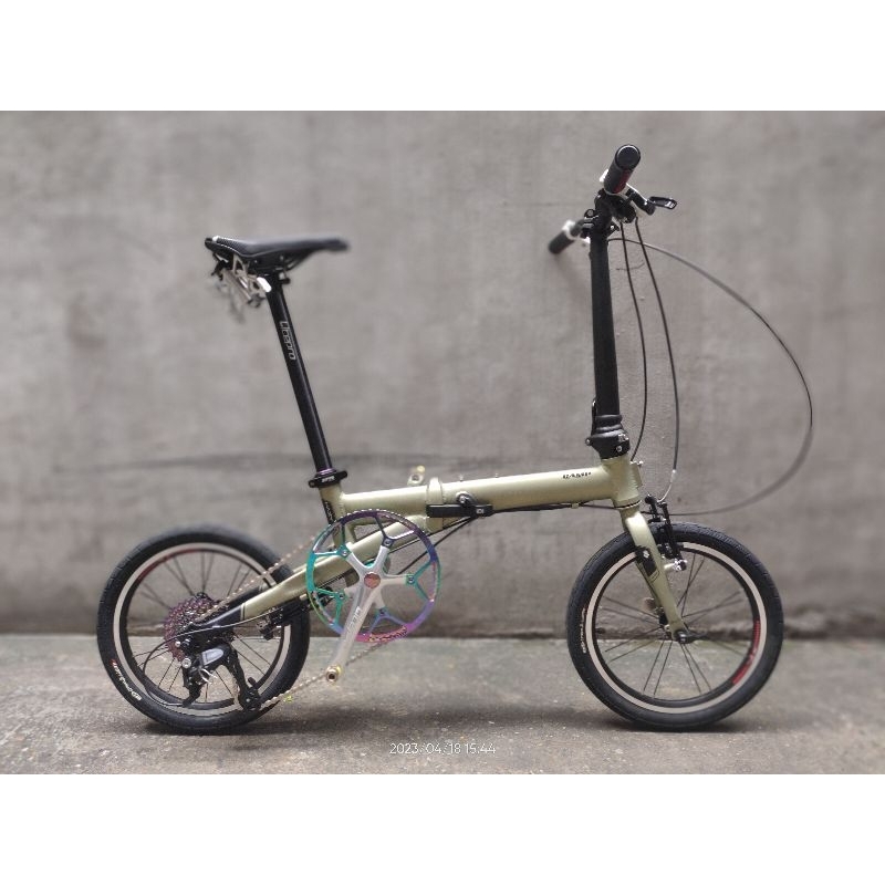Xe đạp gấp Camp Hazy 16 inch 8 speed Ltwoo 3a full nhôm siêu nhẹ