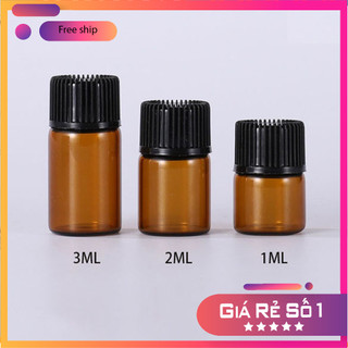 Lọ thủy tinh 1ml, 2ml, 3ml đựng nước hoa, tinh dầu