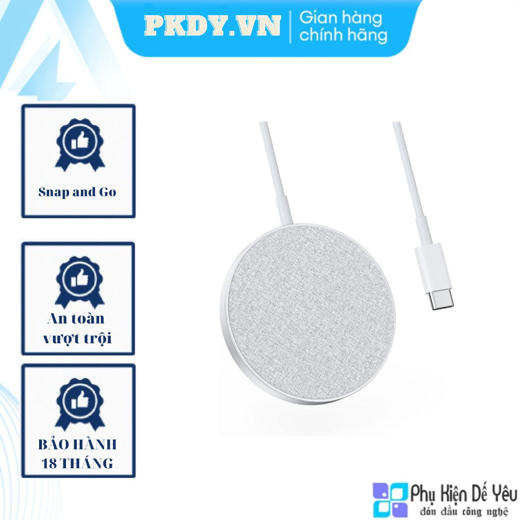 Đế sạc không dây từ tính Anker PowerWave Select+ Magnetic (PHÂN PHỐI CHÍNH HÃNG)