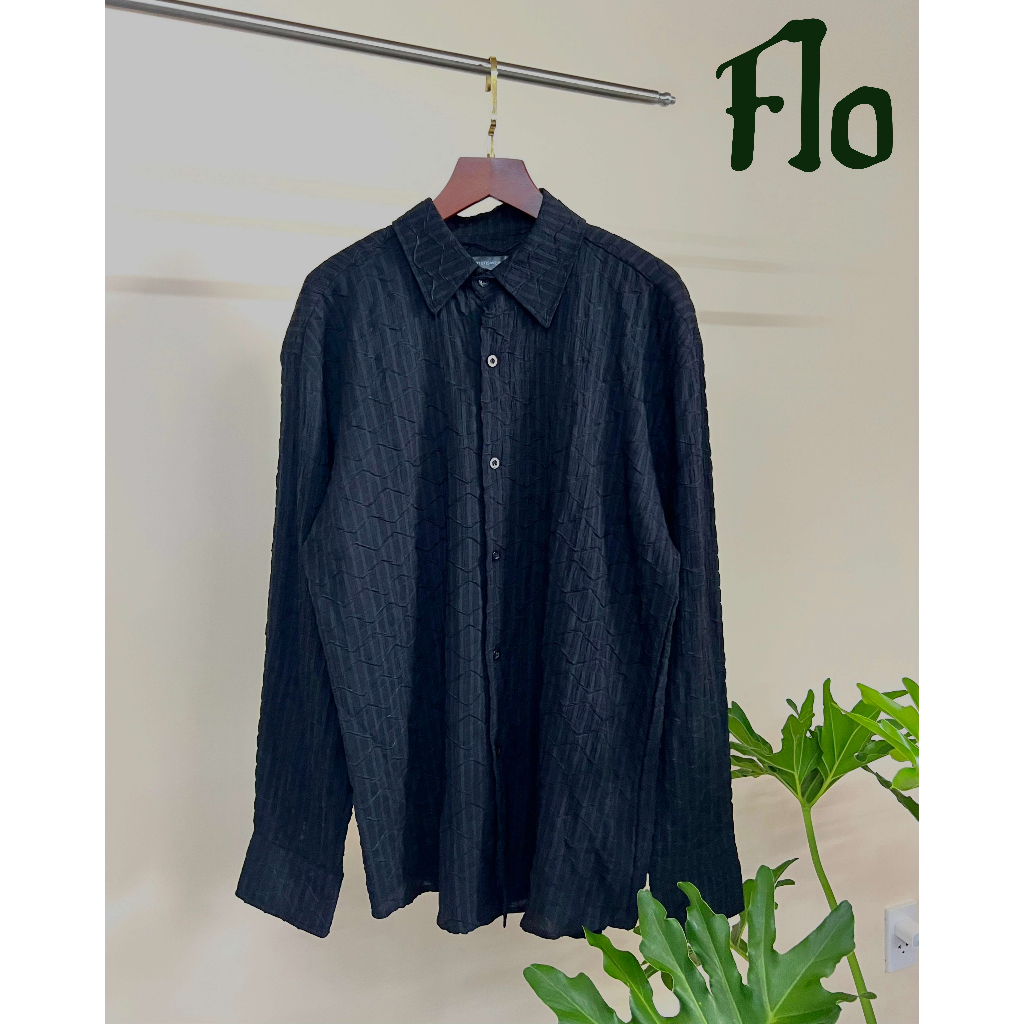 Áo sơ mi Flo Menswear dập sóng ngang sofi