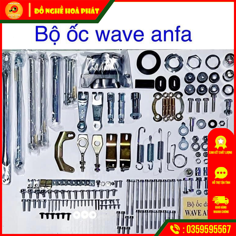Bộ Ốc Xe Dream Thái, Việt, Wave anlpha, Wave Rs, Cup 50 Cao Cấp