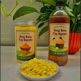 Mật ong hoa cà phê gia lai nguyên chất king kong tây nguyên - 1000ml