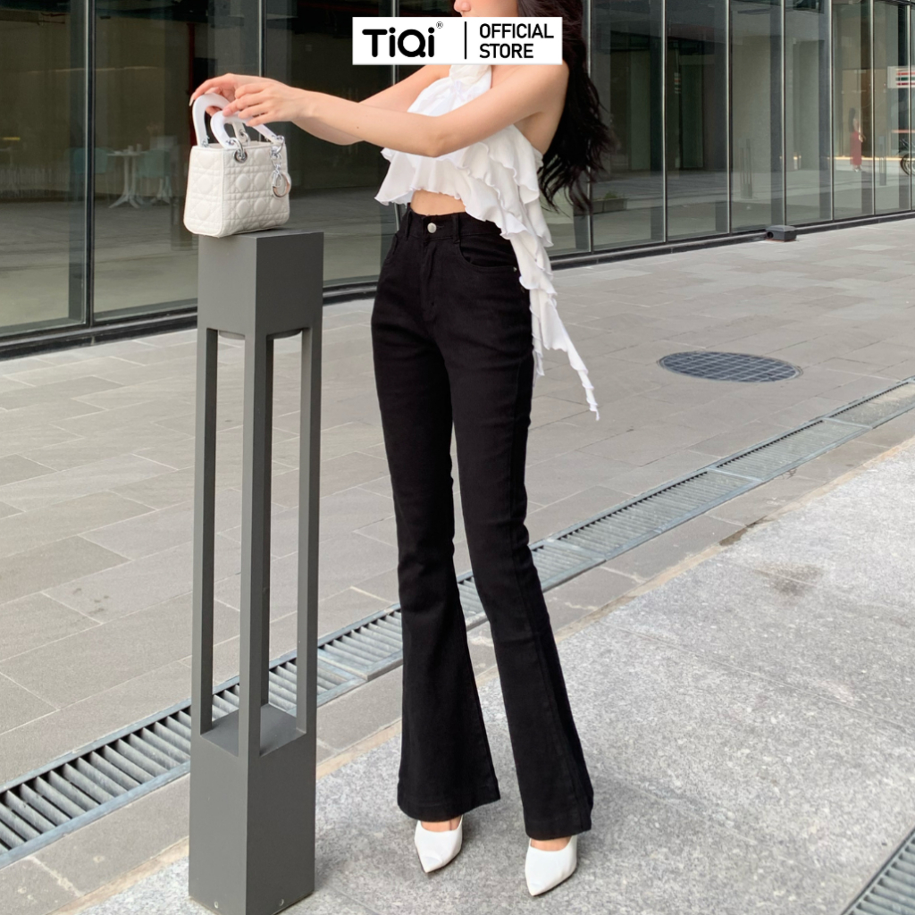 Quần Skinny Ống Loe Kaki Jean Co Giãn Nhiều Màu TiQi Jeans G2-254