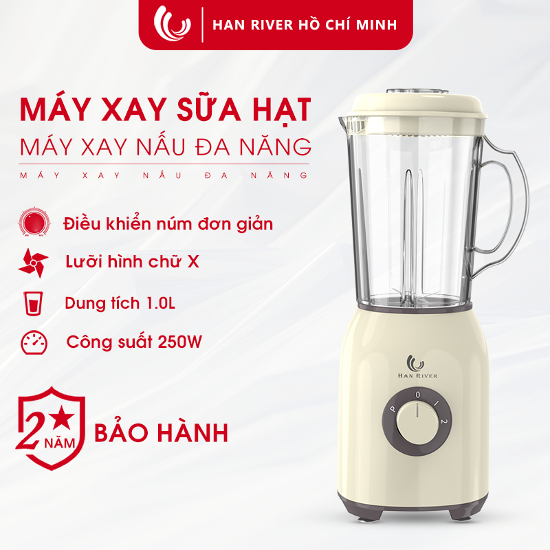 HAN RIVER Máy làm sữa hạt xay ép đa năng - Hàng chính hãng