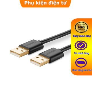 Cáp usb 2.0 chuẩn 2 dầu dương m/m dài 3m ugreen 30136 chính hãng, cáp usb 2.0 chuẩn 2 đầu đực dài 3m