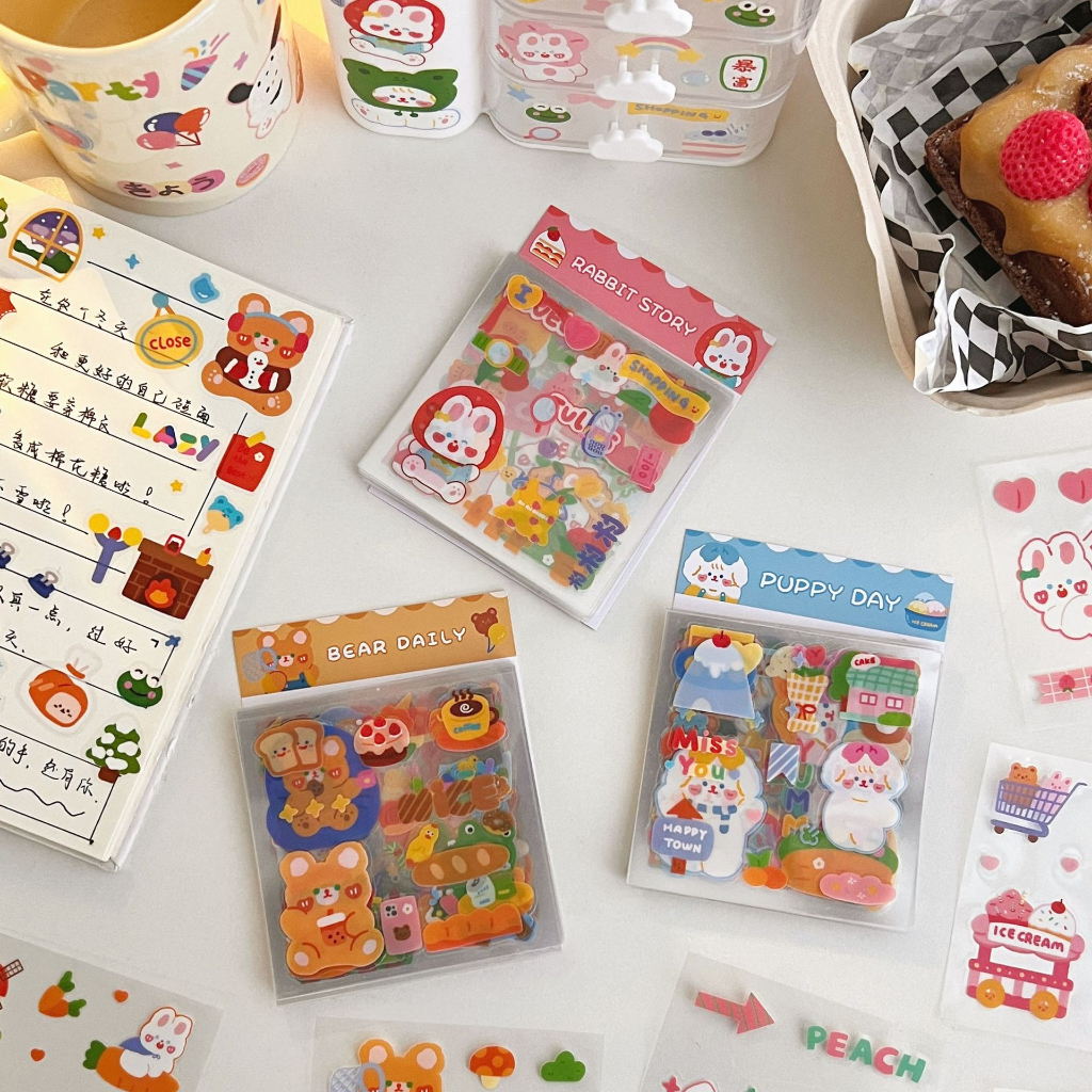 Set 25 miếng sticker đáng yêu