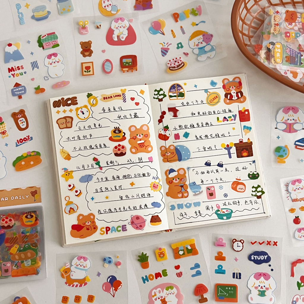Set 25 miếng sticker đáng yêu