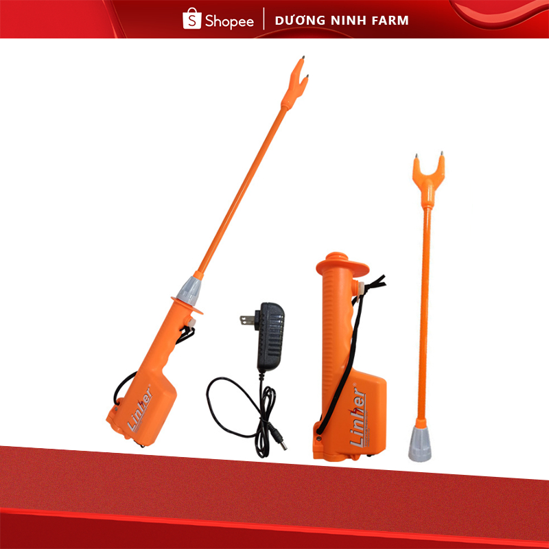 Roi đuổi heo bằng điện 85cm nhựa PVC uấn cong 180 độ A201