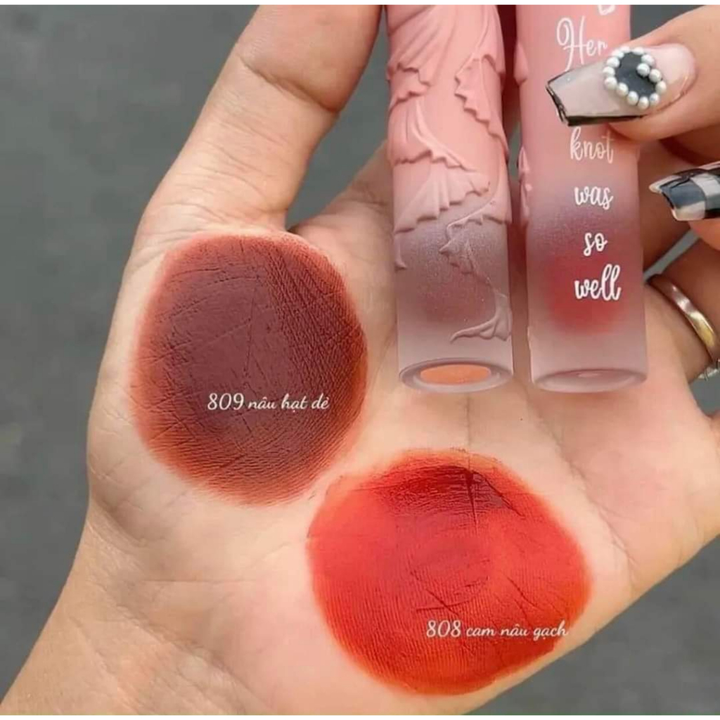 Son nội địa trung nơ hồng MAFFIC GOGOTALES A06 A12 đỏ nâu cam đất đỏ cam đỏ đất lên màu đẹp ,chất son an toàn | BigBuy360 - bigbuy360.vn