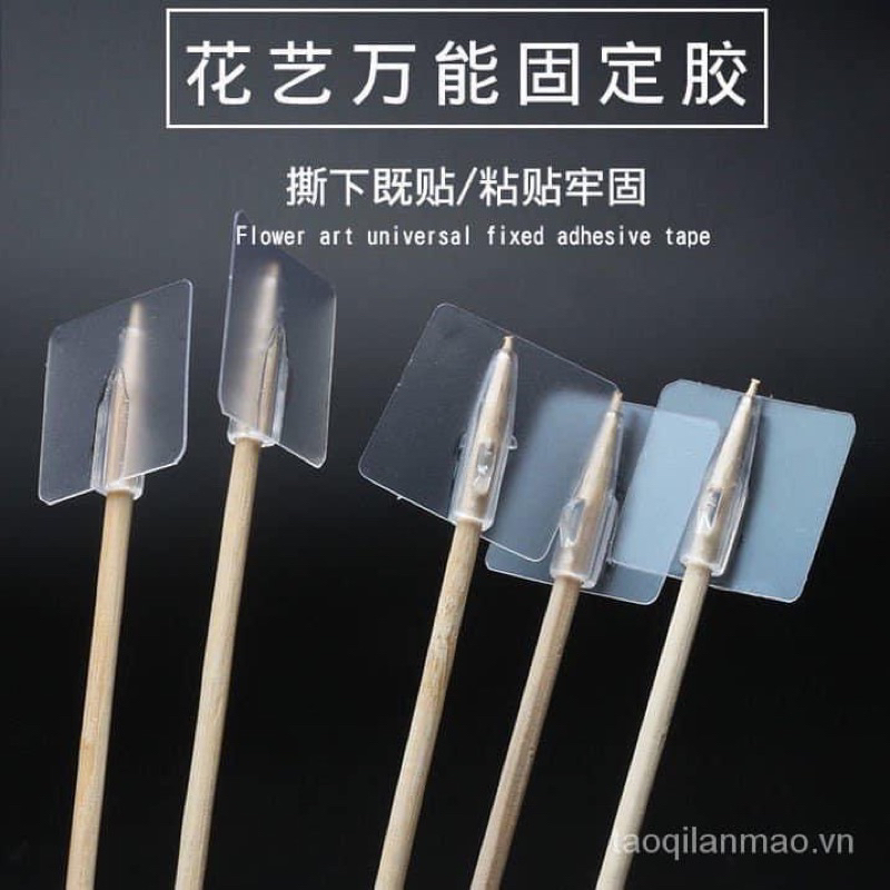 Trụ dán bánh kẹo ( túi 50 chiếc ) kèm que xiên