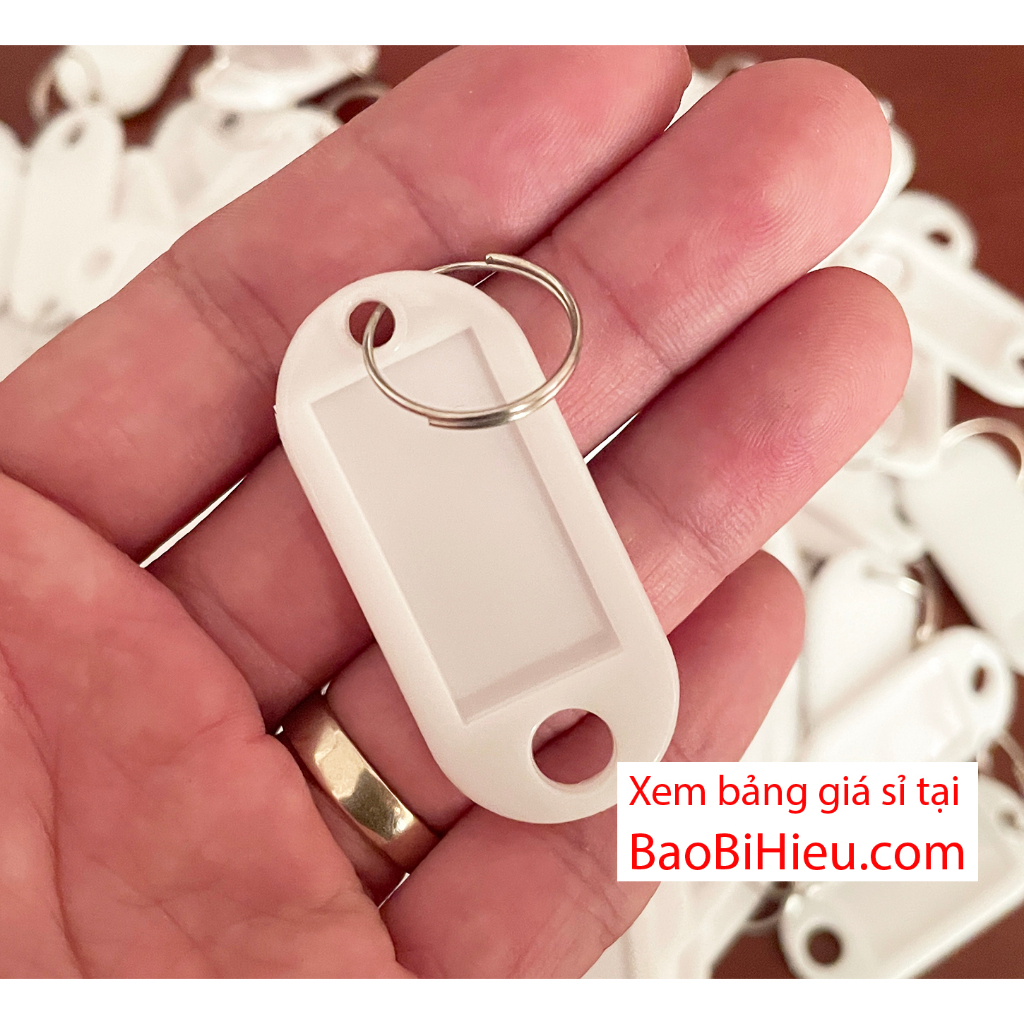 Thẻ ghi nhớ (nametag) gắn móc chìa khóa, va ly, hành lý chống B1249 (Giao màu ngẫu nhiên)