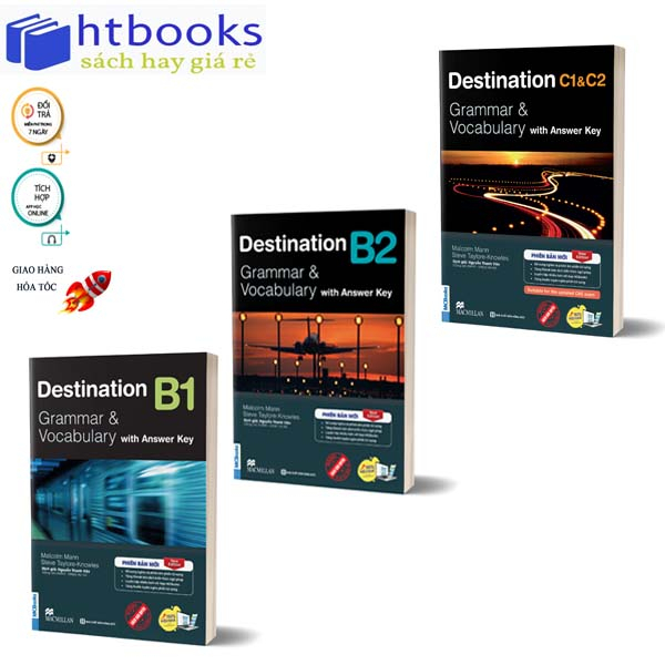 Sách Destination B1, B2 và C1&C2 Grammar & Vocabulary with Answer Key (Combo/lẻ tùy chọn)