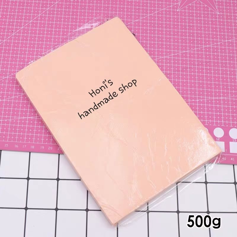 Đất Sét Nung Polymer Clay 500g Trắng, Da