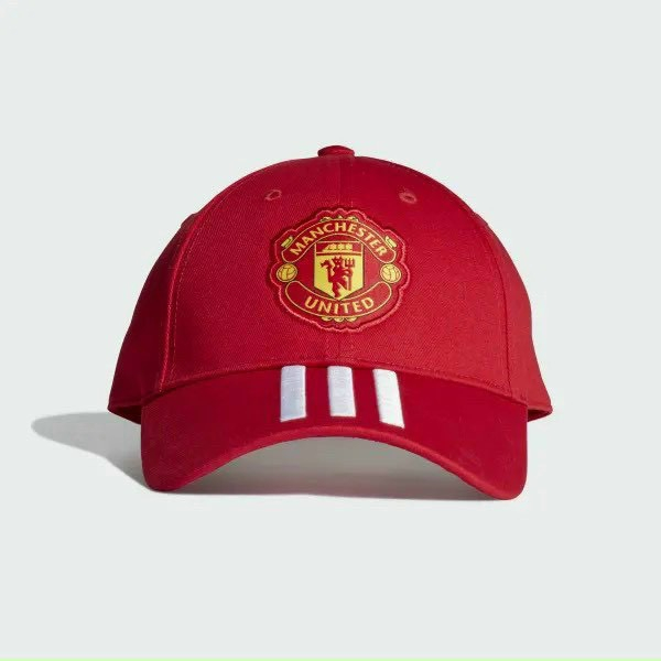 Mũ lưỡi trai clb bóng đá MU Manchester United nón kết MU logo thêu 3 sọc cotton hàng xuất dư cao cấp full tem tag - GUL