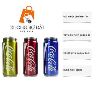 Bình giữ nhiệt hình lon coca bằng ijnox 304 với dung lượng 500ml