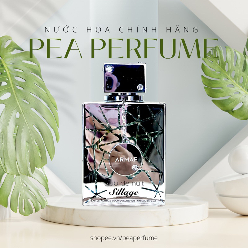 10ml Club De Nuit Sillage | nước hoa nam | peaperfume