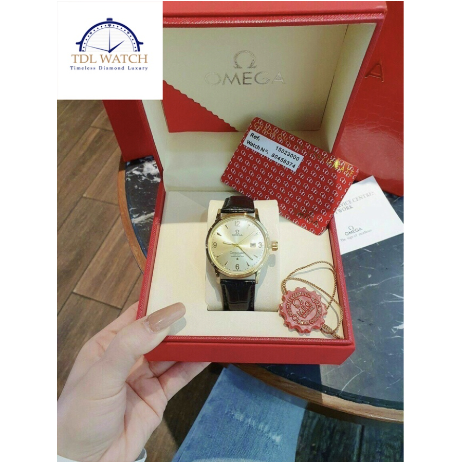 Đồng hồ Mega nam dây da 40mm