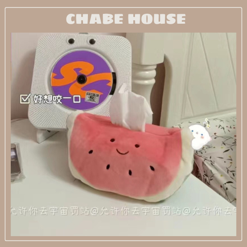 Túi vải đựng giấy ăn hình dưa hấu cute
