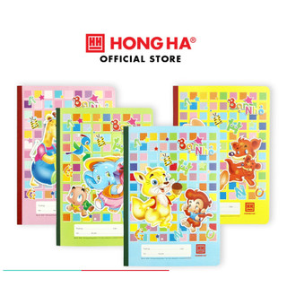 Vở 4 ô ly 48 trang hồng hà, vở học sinh giá rẻ joyful 0586
