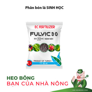 Phân bón lá hữu cơ sinh học fulvic 30 đậm đặc