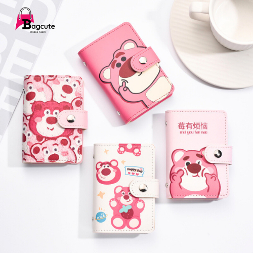 Ví Card Nữ cầm tay họa tiết màu hồng Quảng Châu - TXHH43 - BAGCUTE