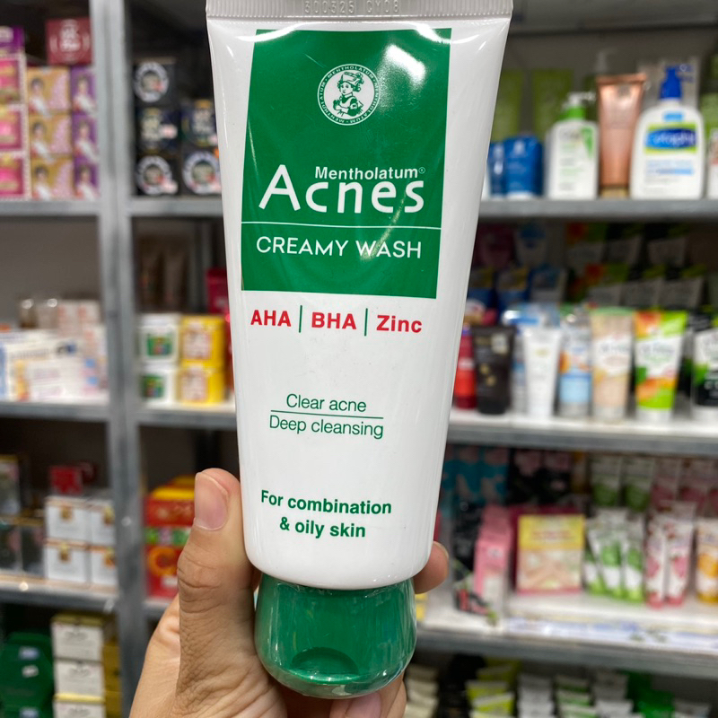 Kem rửa mặt ngăn ngừa mụn Acnes Creamy Wash 100g
