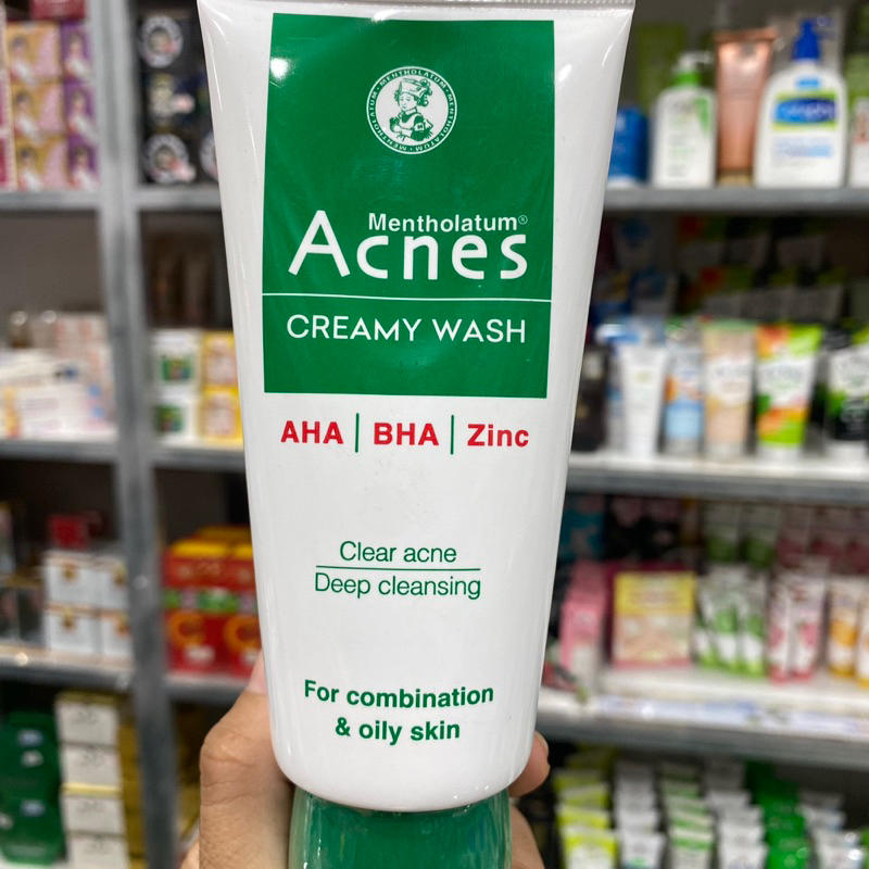 Kem rửa mặt ngăn ngừa mụn Acnes Creamy Wash 100g