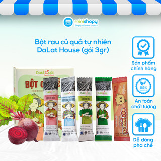 Bột rau củ quả tự nhiên DaLat House gói 3gr