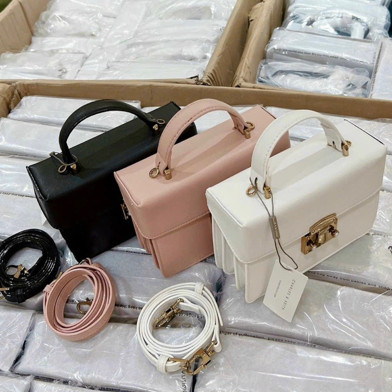 Túi đeo chéo quai xách nữ tiểu thư cnk Pushup classic gồm 4 màu