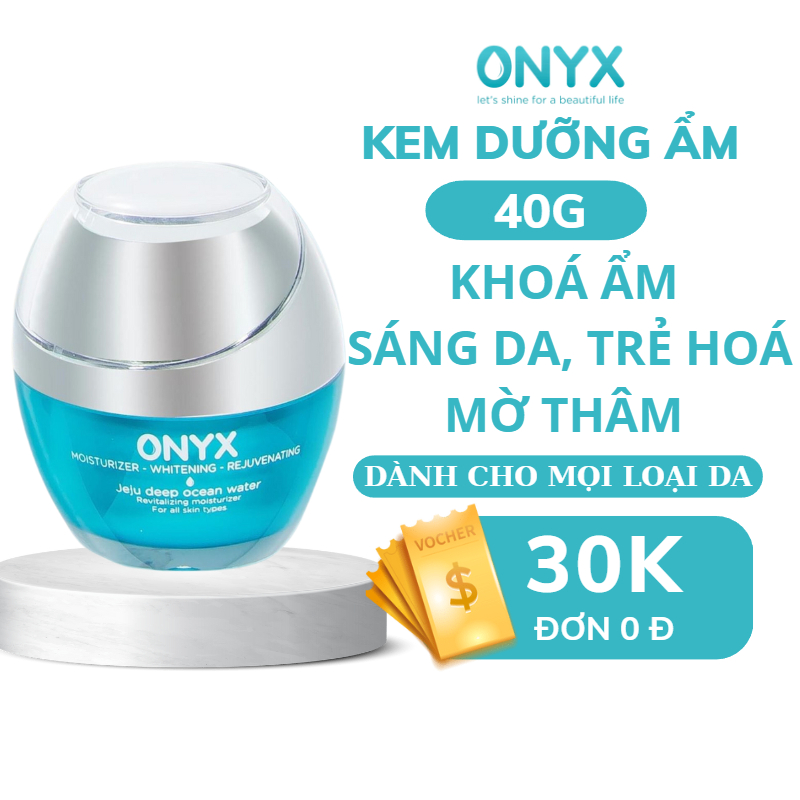 Kem Dưỡng Khóa Ẩm Onyx Giúp Trắng Da, Cấp Nước Căng Mịn ,Trẻ Hóa ,Mờ Thâm|40G