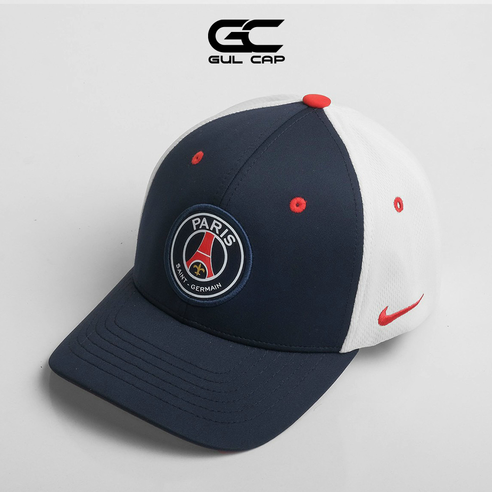 Mũ lưỡi trai clb bóng đá PSG Paris nón kết logo thêu chất mũ cotton hàng xuất dư cao cấp full tem tag - GULcap