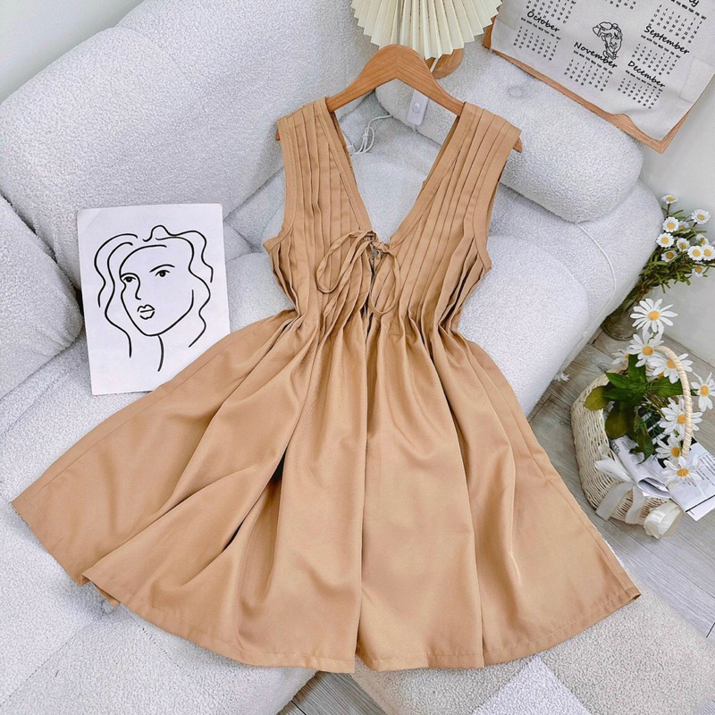 VÁY SUÔNG BÈO NHÚN NGỰC XINH XẮN