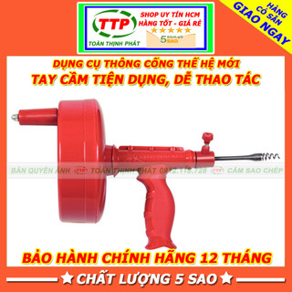 Dụng cụ thông cống bồn cầu Tornado cao cấp hiệu quả ngay