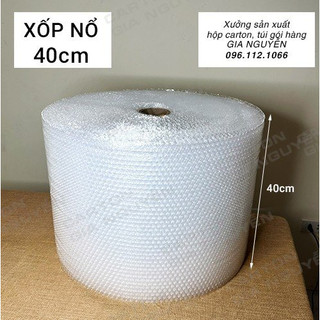 Cuộn xốp khí, xốp nổ 0.4x100m dùng để bọc gói hàng vận chuyển