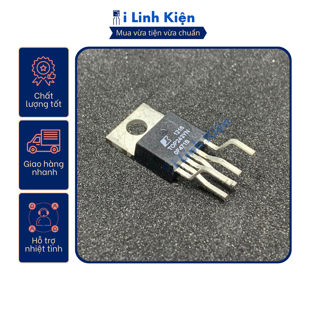 Ic nguồn TOP243YN TOP244YN TOP246YN TOP249YN TO-220 chính hãng chất lượng cao