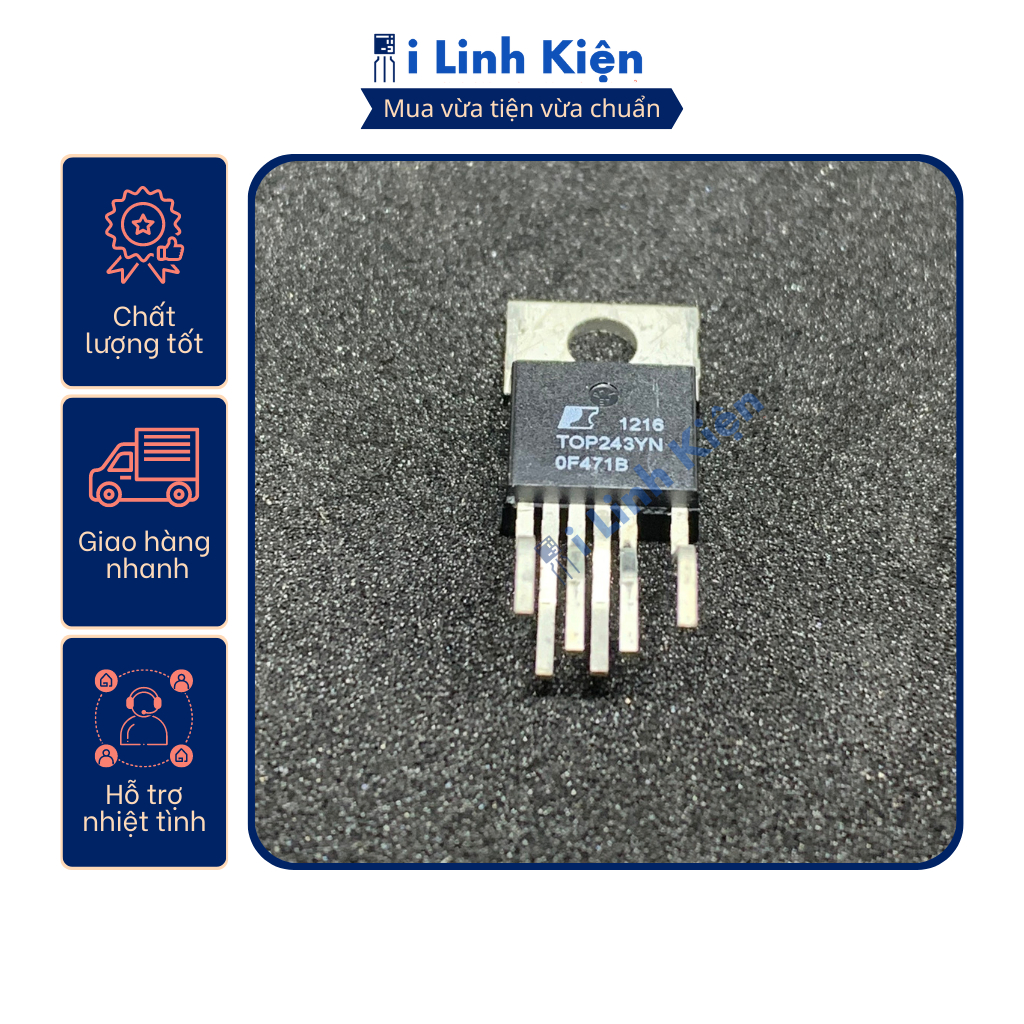 Ic nguồn TOP243YN TOP244YN TOP246YN TOP249YN TO-220 chính hãng chất lượng cao