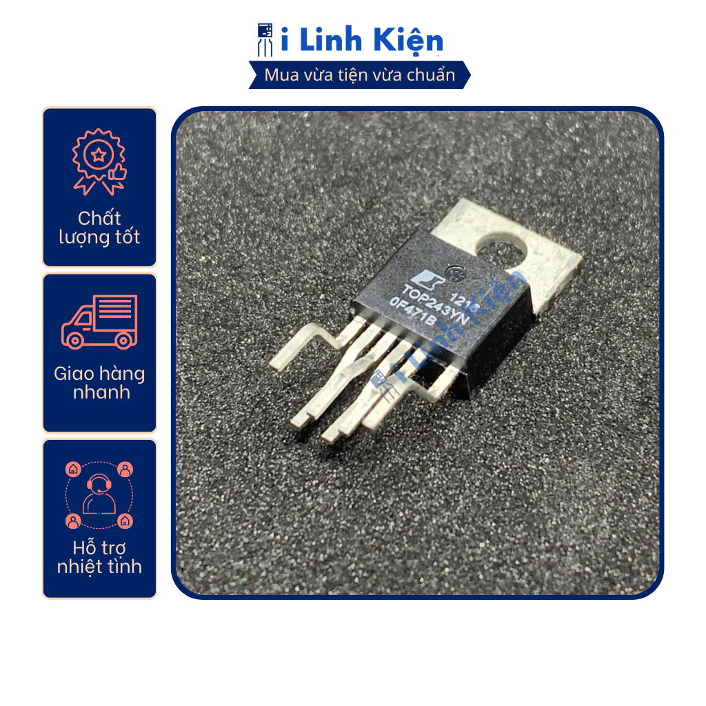 Ic nguồn TOP243YN TOP244YN TOP246YN TOP249YN TO-220 chính hãng chất lượng cao