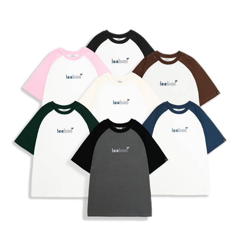 Áo thun nam nữ basic raglan tee local brand Leebad LB009