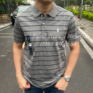 Áo polo nam u.s. polo assn. men's interlock stripe polo, hàng chính hãng usa