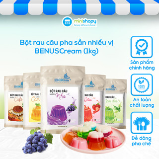 Bột rau câu pha sẵn  (nhiều vị)